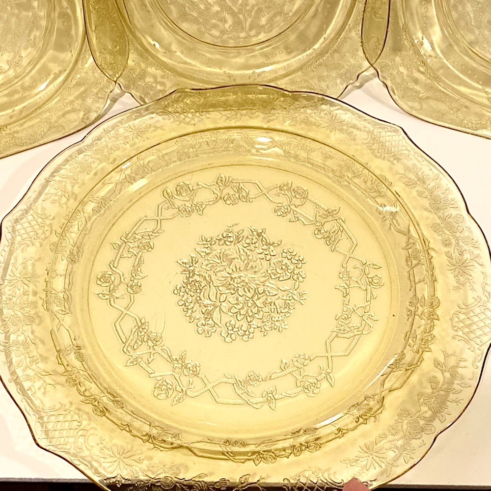 Last chance!Vtg Federal Glass Normandie Amber Dish - Picture 2 of 3